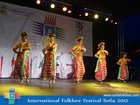 Folk dance group from Indonesia