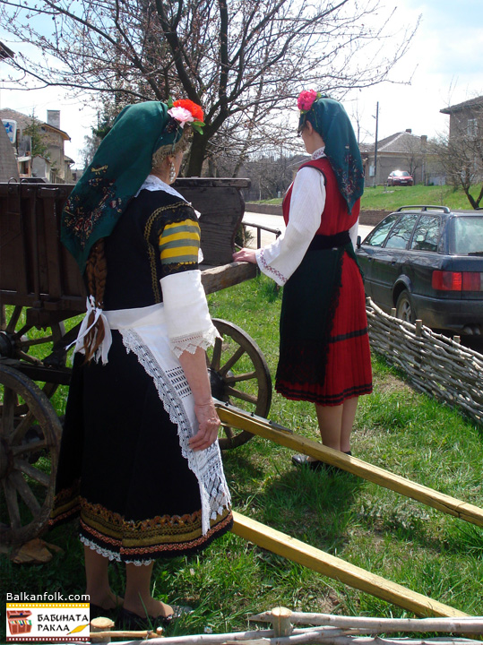 Bulgarian Folklore Costume from Vakarel - Cultural Club "Zarya 1902".