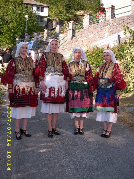Zenska Galichka Nosija - Women costumes from Galichnik, Macedonia