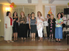 Вокална група "Зорница" пее за участниците в семинара Балканфолк
