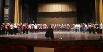 Репетиция за концерта Фолклорна танцова панорама в Бургас
