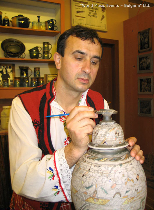 Светлозар Пармаков, майстор керамик от Исперих на фестивала "Silver Dollar City World-Fest" 2007