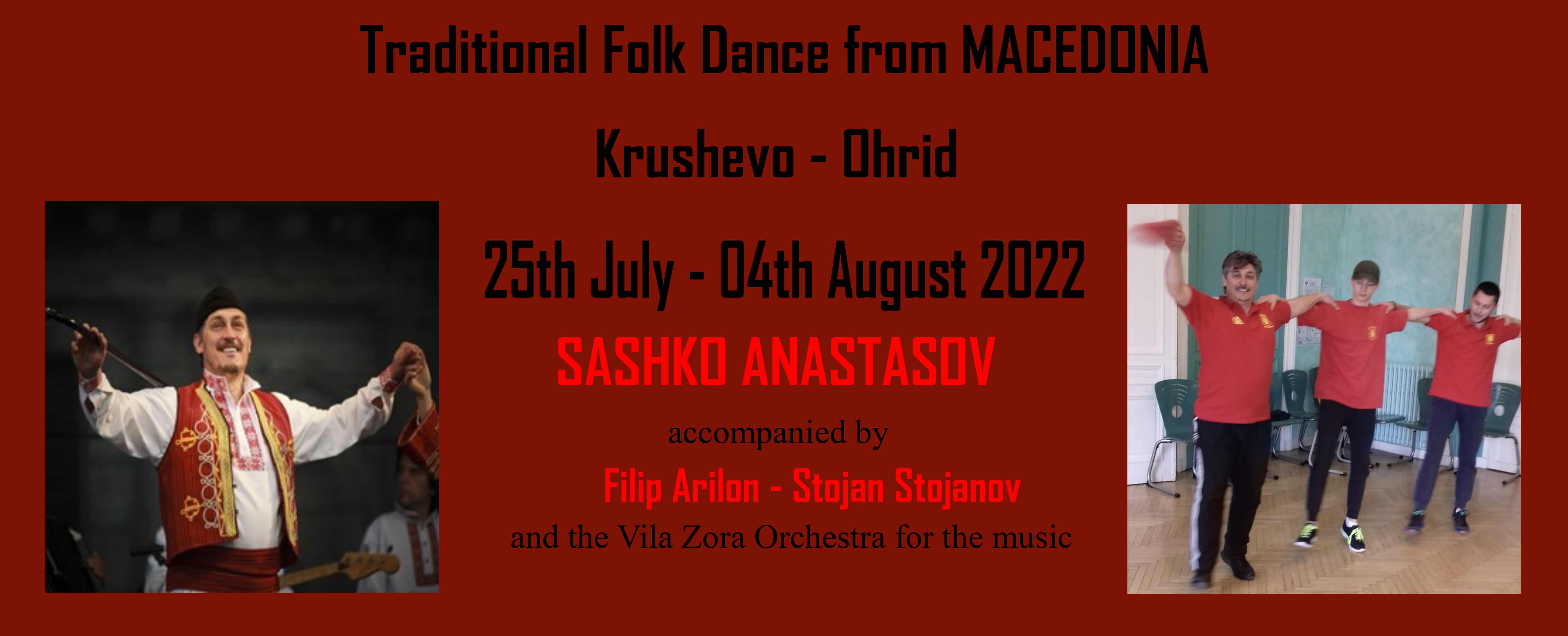 Traditional Folk Dance from MACEDONIA, SASHKO ANASTASOV 2022