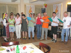 Participants in Balkanfolk Workshop singing
