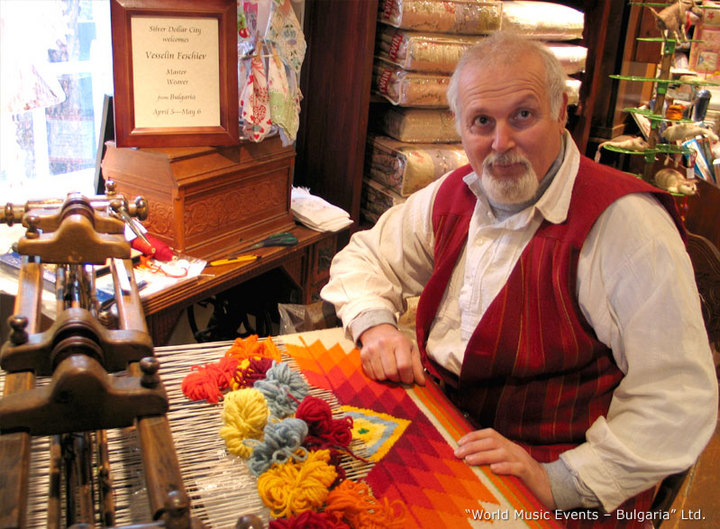 Vesselin Feschiev (weaver) in Silver Dollar City World-Fest 2007