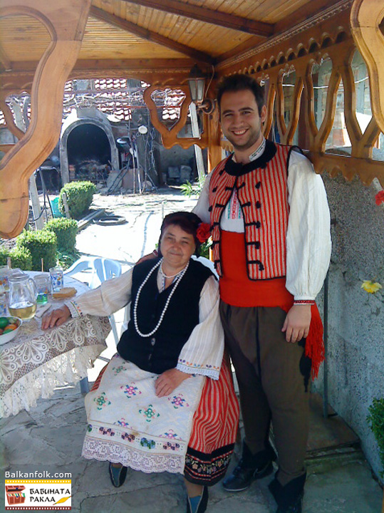 Male and female costumes from Sliven, Bulgaria