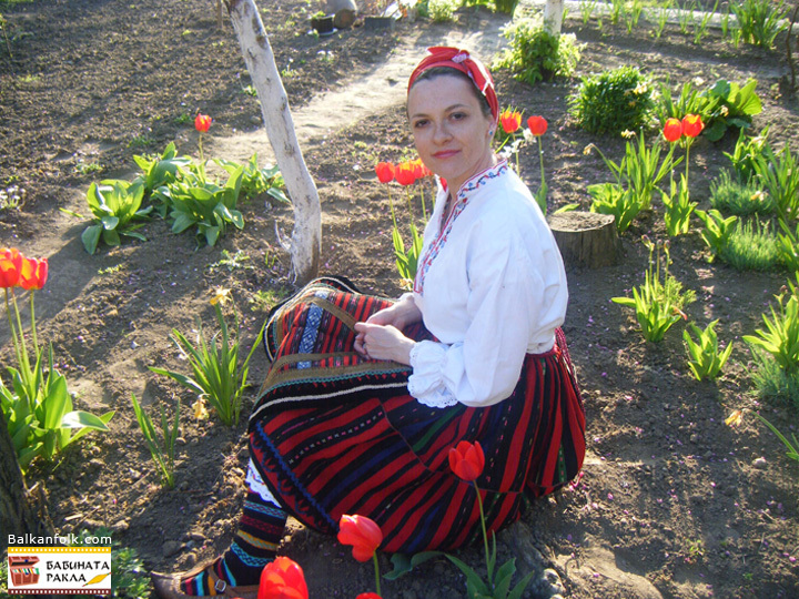 Bulgarian traditional costume from Oryahovo, North Bulgaria