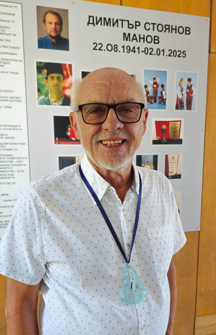 Хореографът Александър Занкин получи наградата "Кристално огърлие" на Съюза на българските музикални и танцови дейци