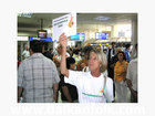 Anna Travali meets the participants on the Sofia Airport