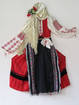 Bulgarian National Costume from Region of Stara Zagora (sukman, prestilka)