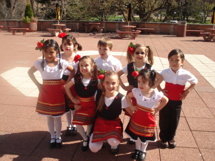 Children's dance group
