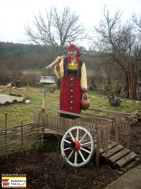 Authentic costume from the village Lalkovo, Municipality Elhovo, Yambol District.