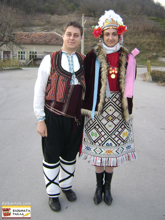 Dobrudjanski costumes from the village of Glavan, Silistra