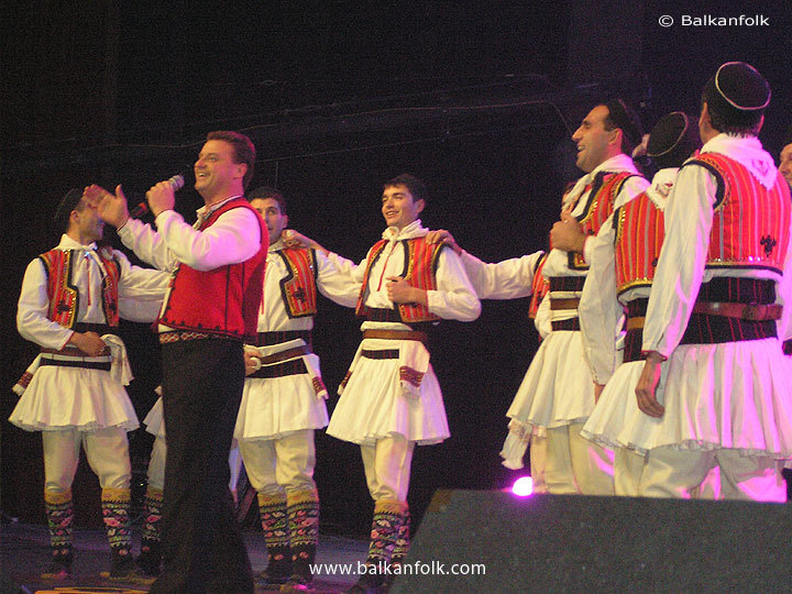 Bulgarian singer Yanko Nedelchev and Pirin folklore ensemble