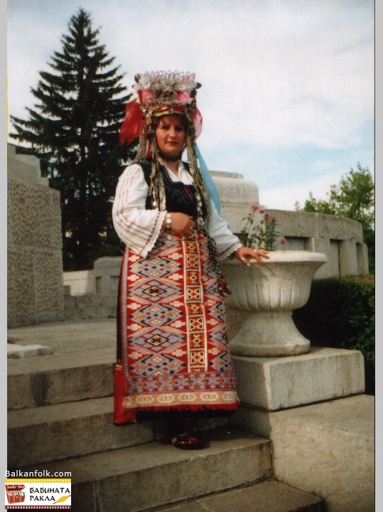 Authentic costume from Lozene - Bulgaria