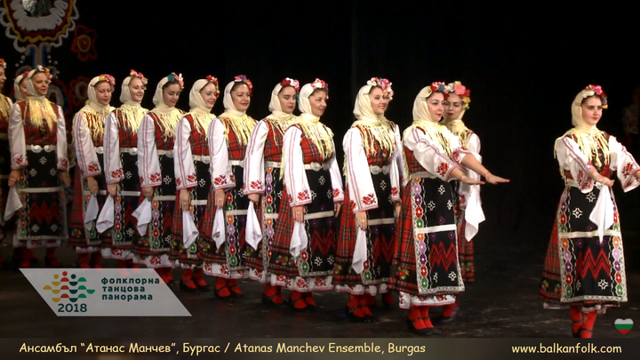 Atanas Manchev Folklore Ensemble, Burgas - Leader and choreographer Dimitar Tonev