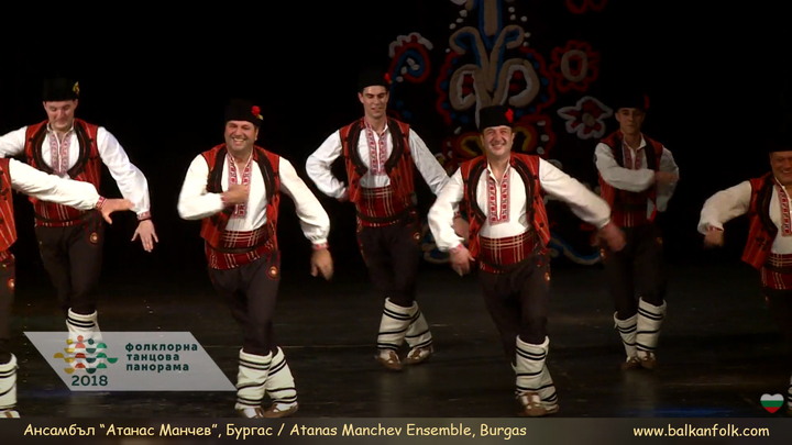 Atanas Manchev Folklore Ensemble, Burgas - Leader and choreographer Dimitar Tonev