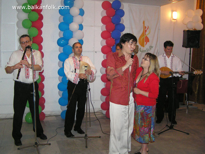 Vitalii and Stefka are singing with Balkanfolk Orchestra