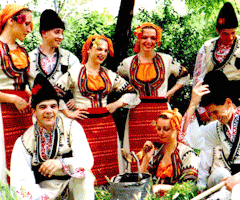 "Balkan" Folk Dance Ensemble at IFF in Finland