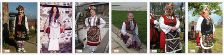 Български национални костюми